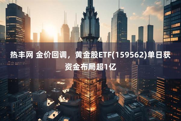 热丰网 金价回调，黄金股ETF(159562)单日获资金布局超1亿